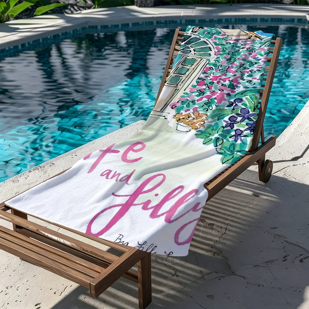 Quick-Dry Beach Towel | Soft Pool Travel Gym Towel 11 Sizes Quick-Dry Beach Towel Peaceful Pleasures Health and Wellness