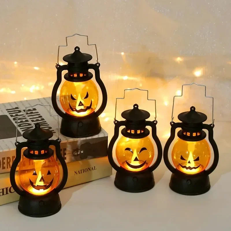 Halloween LED Pumpkin Ghost Skull Lamp – Party & Haunted House Decor