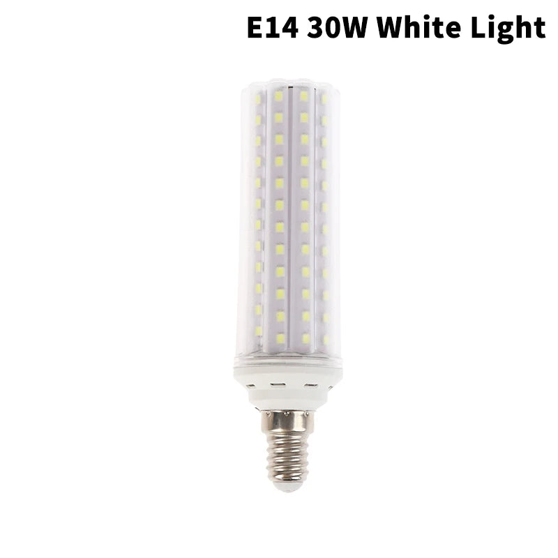 Versatile E27 E14 18W 20W 30W LED Lamp Corn Bulb AC85-265V No Flicker 2835 SMD LED Candle Bulb Corn Lamp Light Bulbs Home Light Peaceful Pleasures Health and Wellness E14 30W