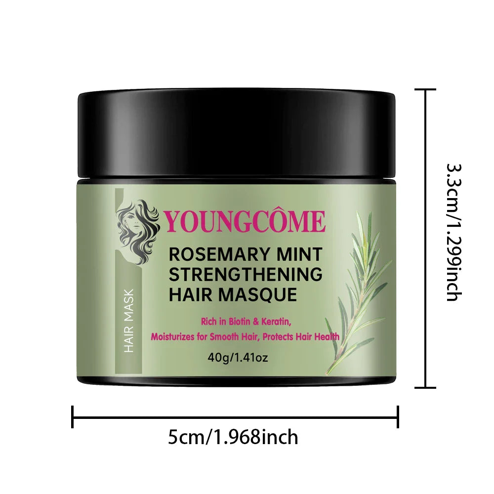 Rosemary Mint Strengthening Hair Mask | Smooth & Nourish