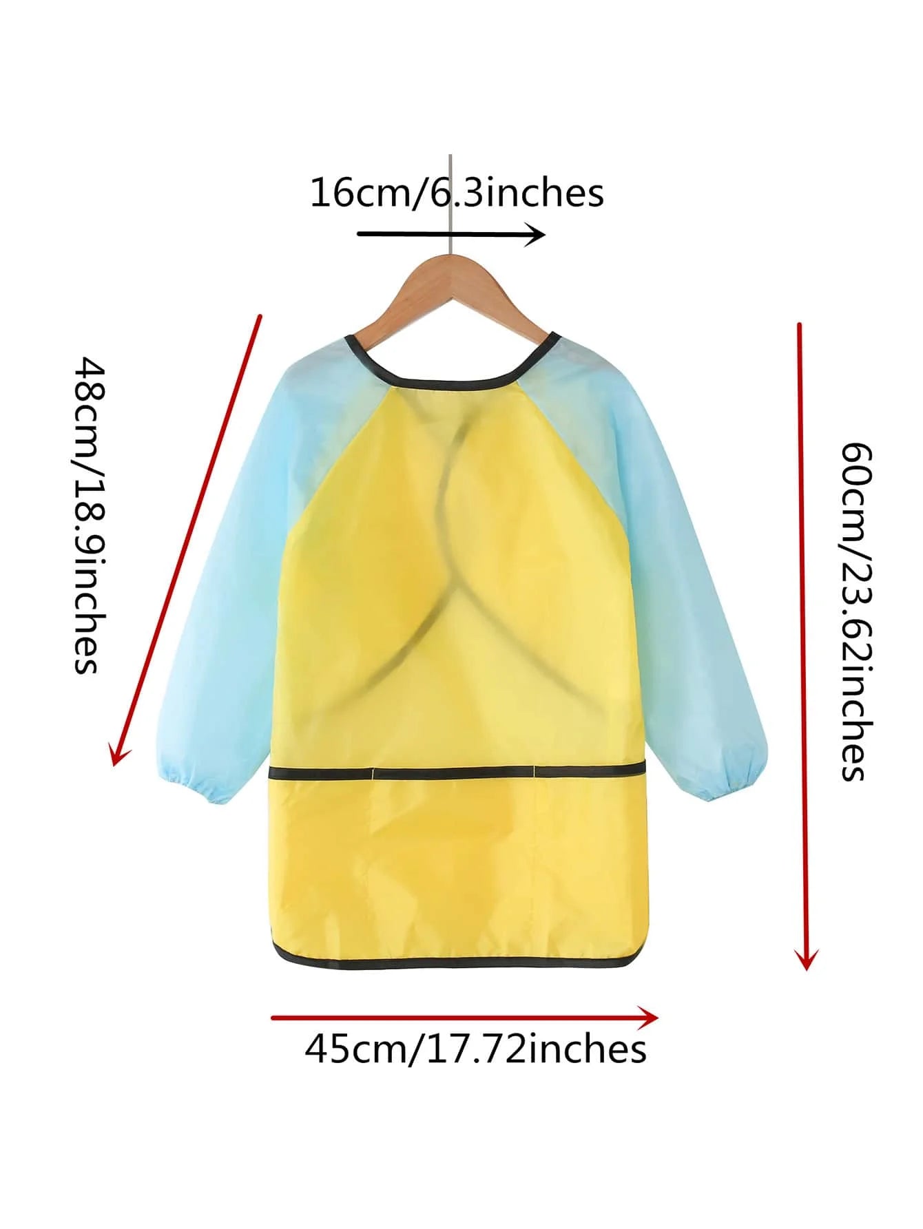 Bview Art Waterproof Kids Painting Apron Smock Long Sleeve