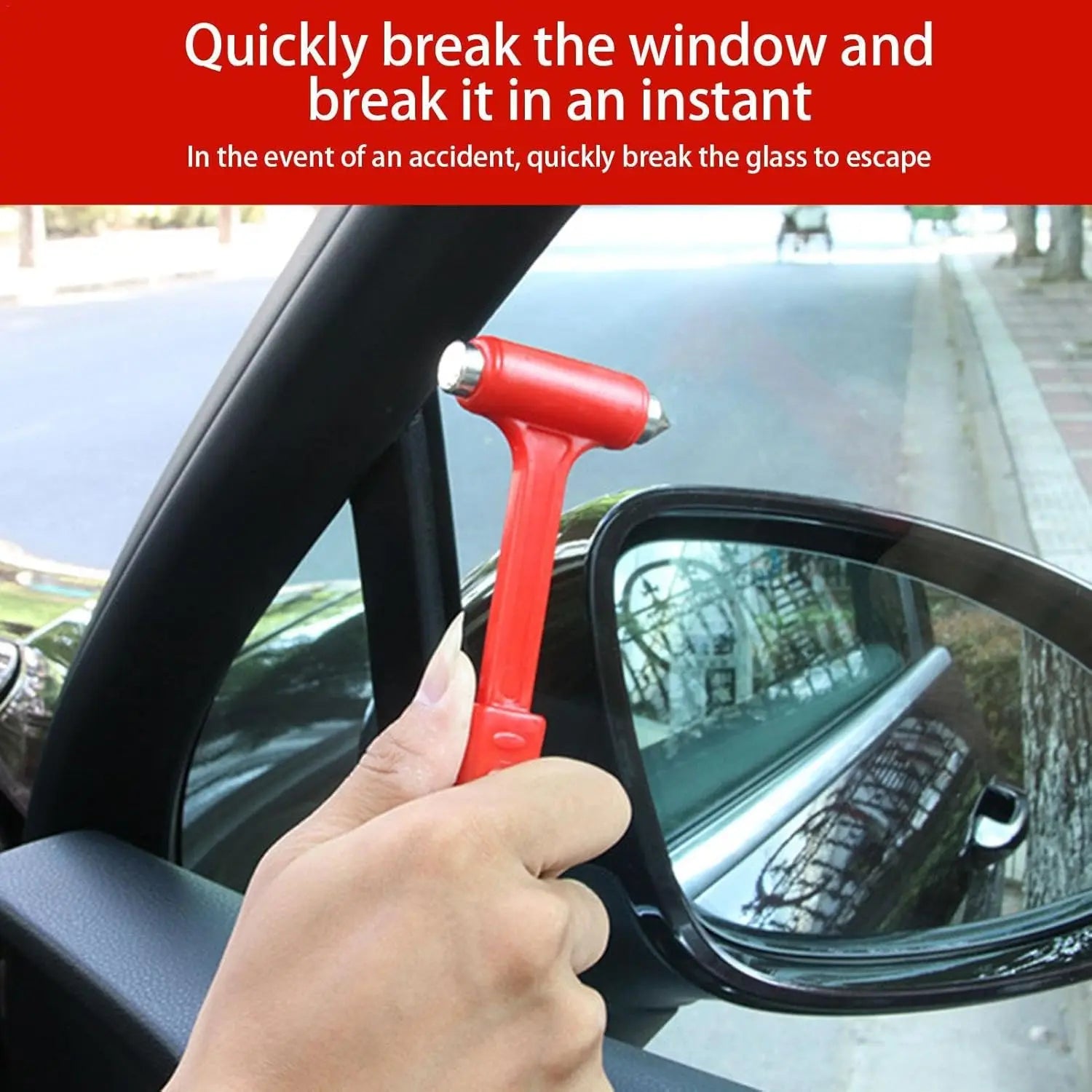 Emergency Car Safety Hammers Seat Belt Cutter Window Breaking Hammer Portable Car Emergent Rescue Escape Tools Peaceful Pleasures Health and Wellness