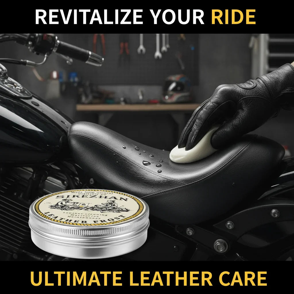Motorcycle Leather Care Cream – UV & Waterproof Conditioner 100g