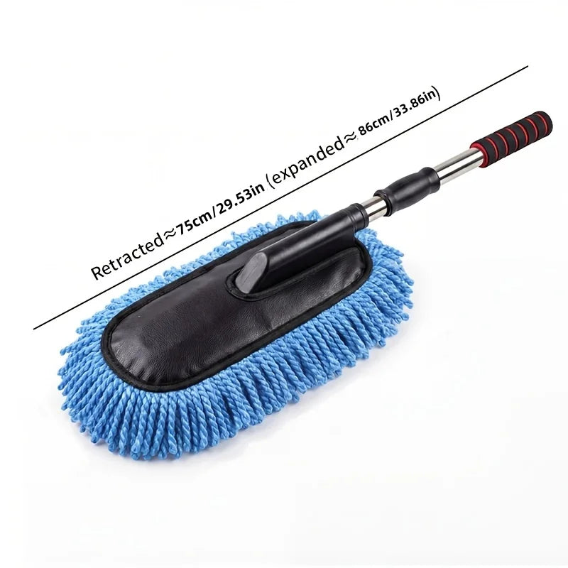 Telescopic Car Wash Brush | Extendable Handle & Soft Bristles