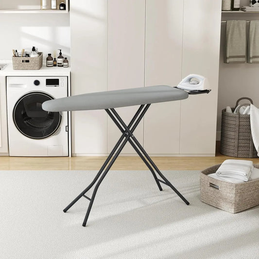 Foldable Ironing Board with 9 Adjustable Heights & Washable Cover Ironing Accessories Peaceful Pleasures Health and Wellness United States