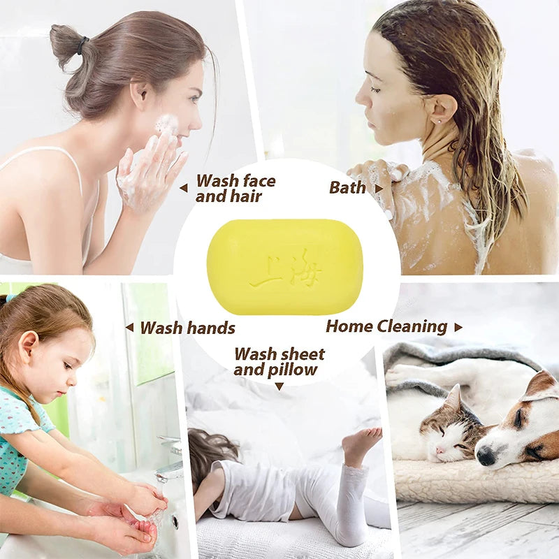 Shanghai Sulfur Soap Oil-Control Cleansing Bar | 3/5 Pack