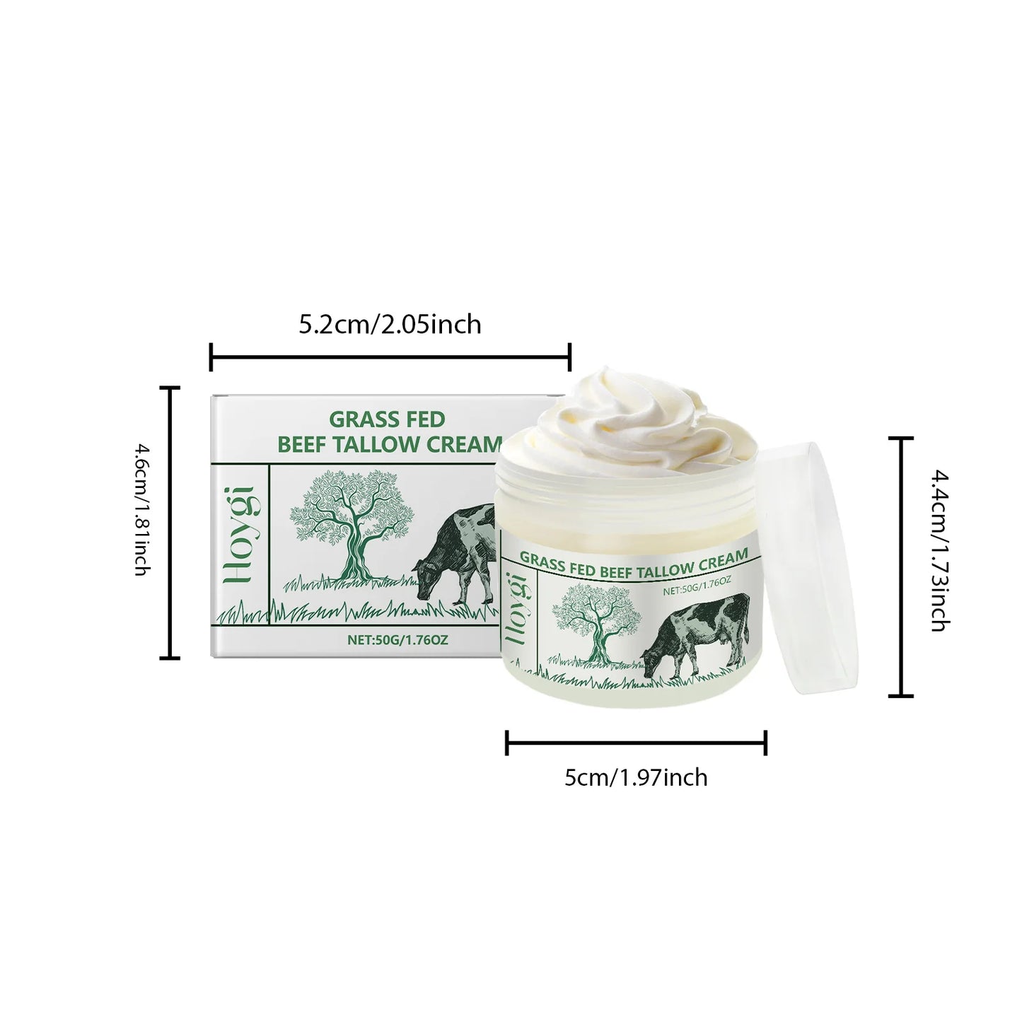Tallow Face & Body Cream – Firming, Moisturizing, Nourishing