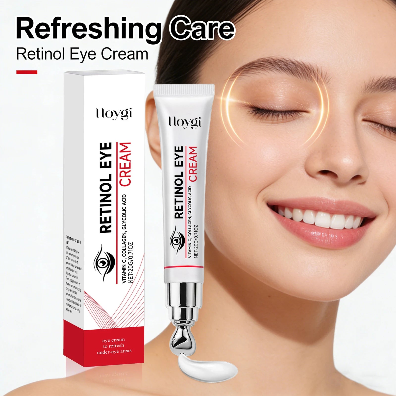 Retinol Eye Cream Tightening Eye Skin Anti Dark Circles Eyes Bags Remover Anti Puffiness Moisturizing Nourish Lifting Eye Cream Peaceful Pleasures Health and Wellness