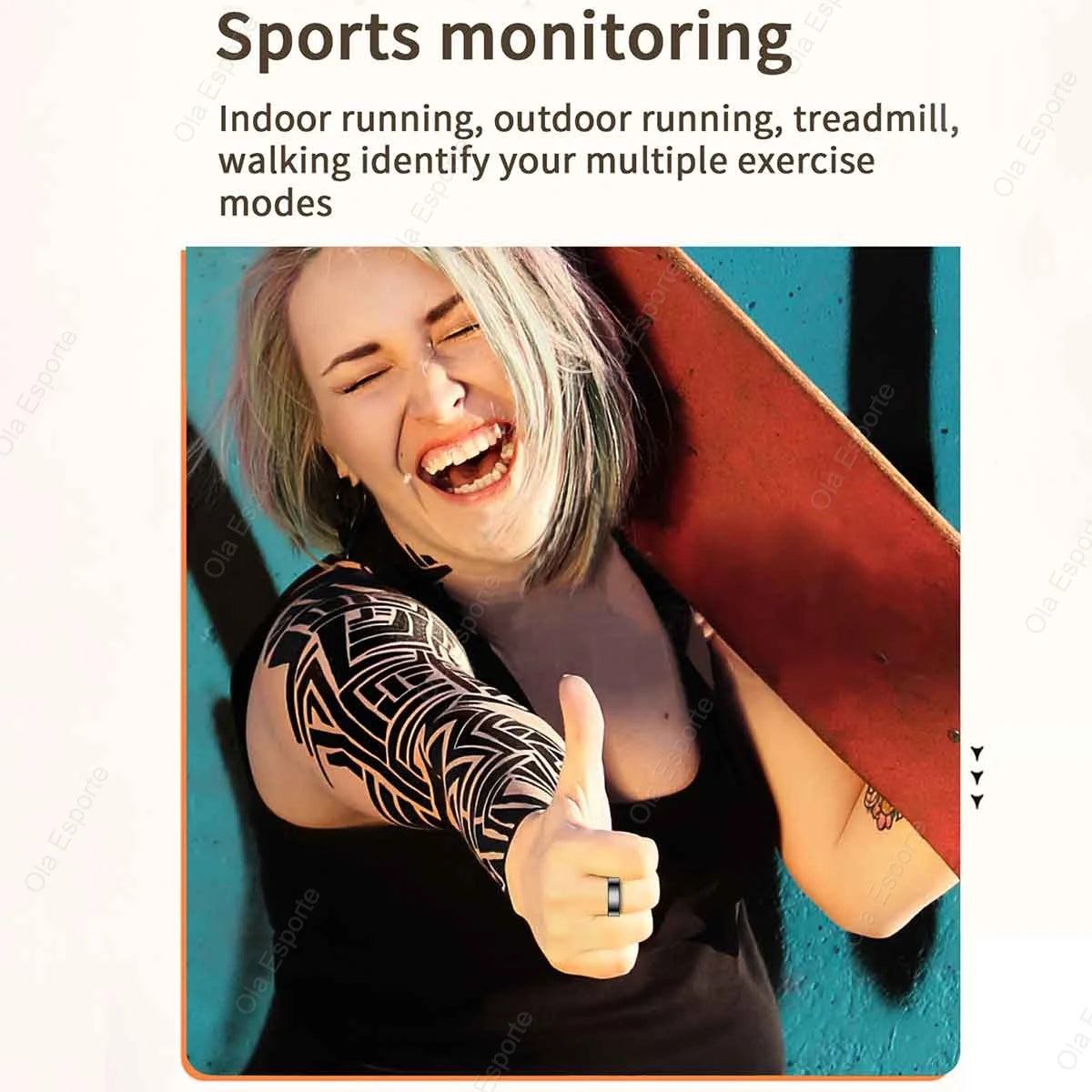 Smart Ring – Heart Rate & Blood Oxygen Monitor | IP68 Waterproof