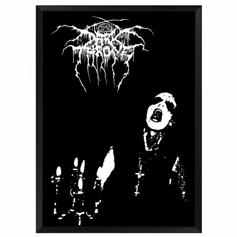 Classic D-DarkthroneS Band Poster HD Art Sticky Wall Waterproof Home Living Room Bar Office Aesthetic Decoration Peaceful Pleasures Health and Wellness