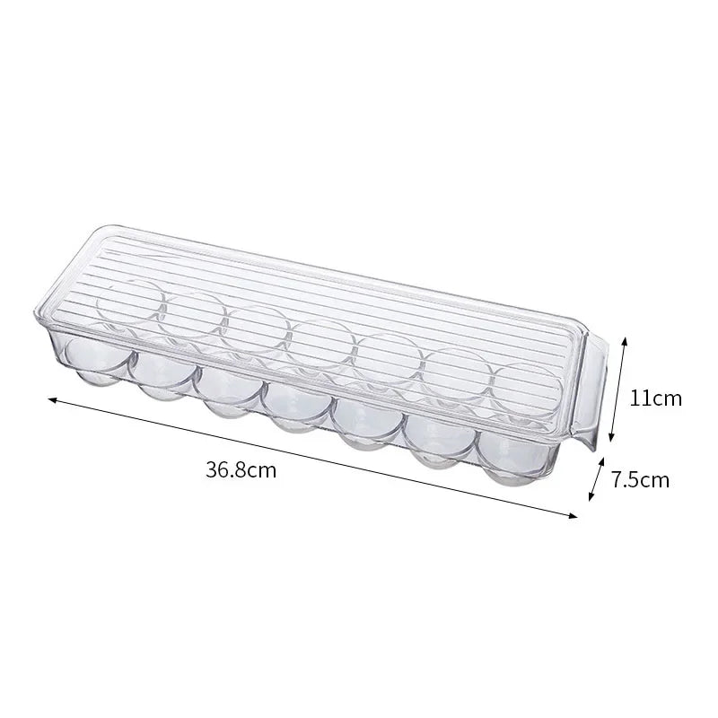 Clear Refrigerator Storage Box – Fridge Organizer Container