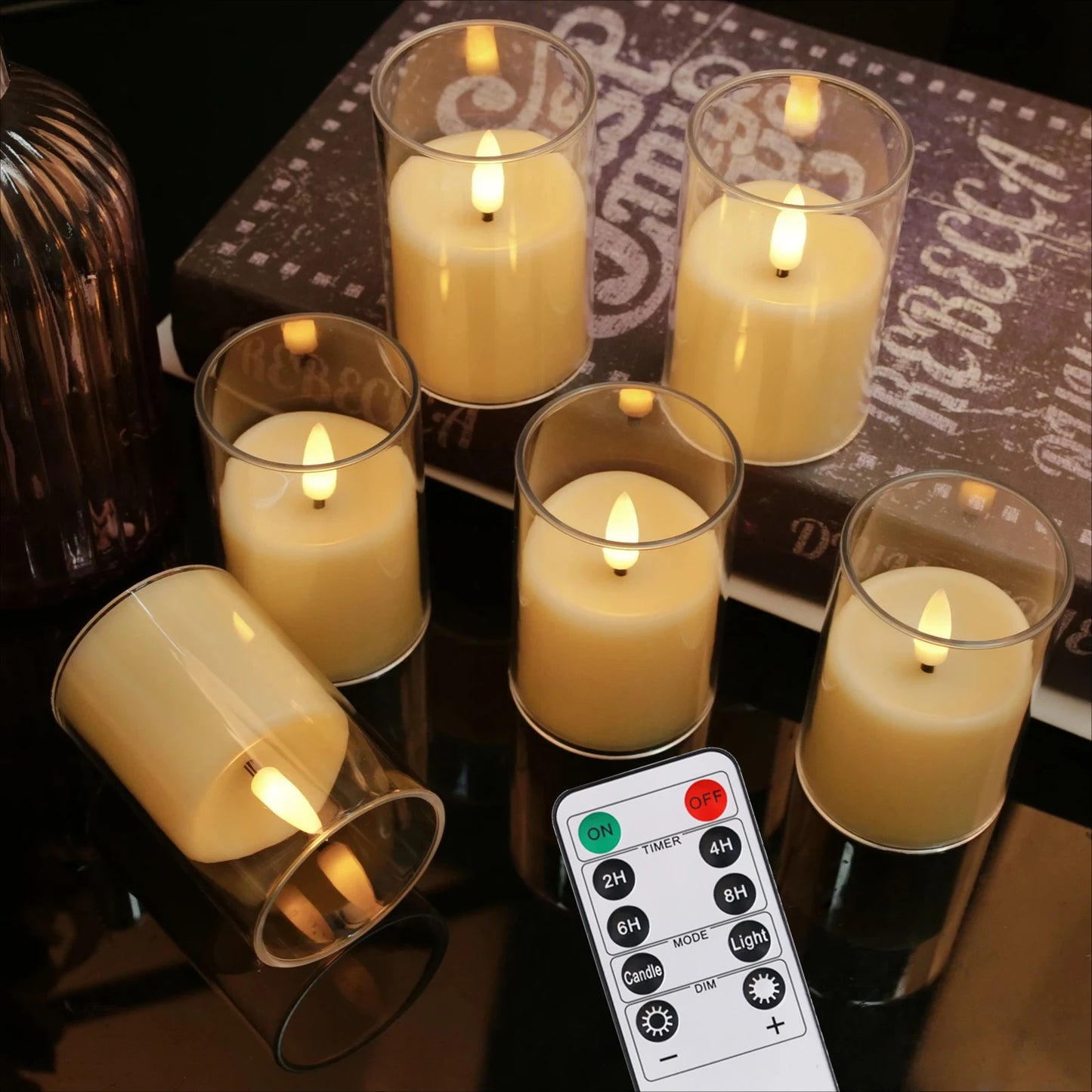 Flameless LED Candles 6/12 Pack – Remote & Timer | Home Decor