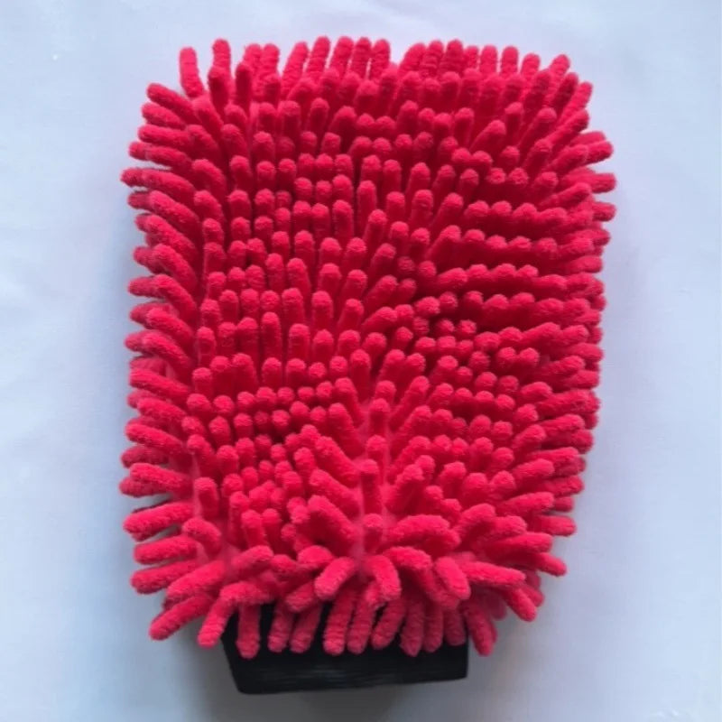 Car Washing Double-sided Gloves Car Cleaning Gloves Stair Railings Car Washing Cleaning and Maintenance Cloths Peaceful Pleasures Health and Wellness red