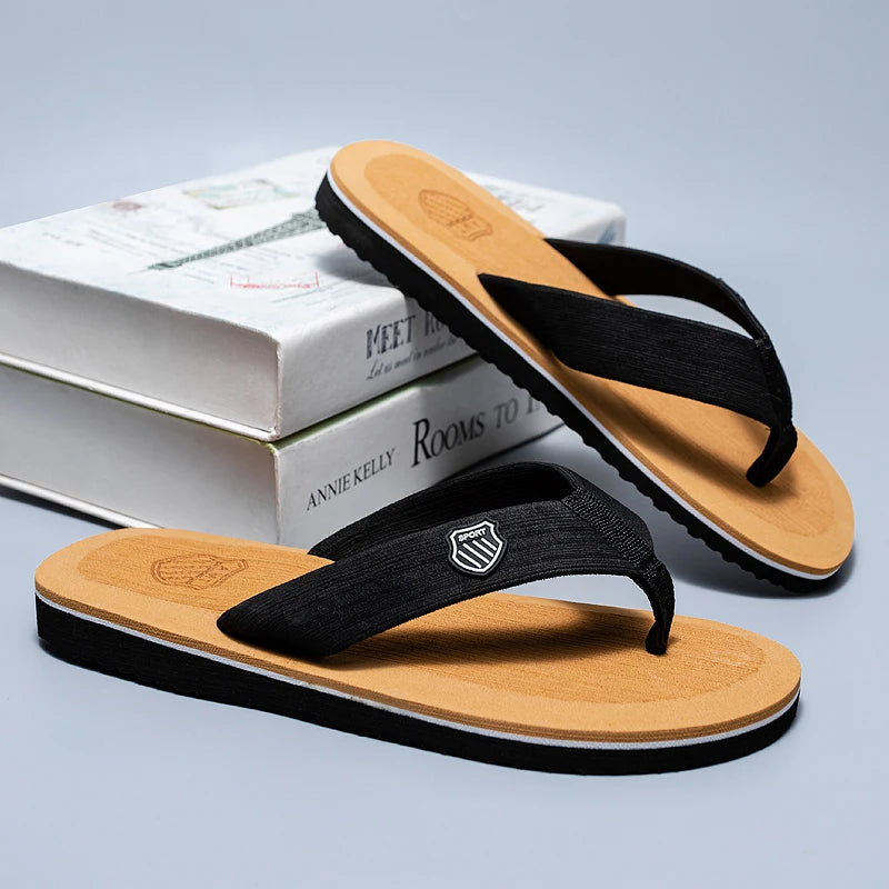 Men's EVA Flip Flops – Non-Slip Beach & Indoor Slippers