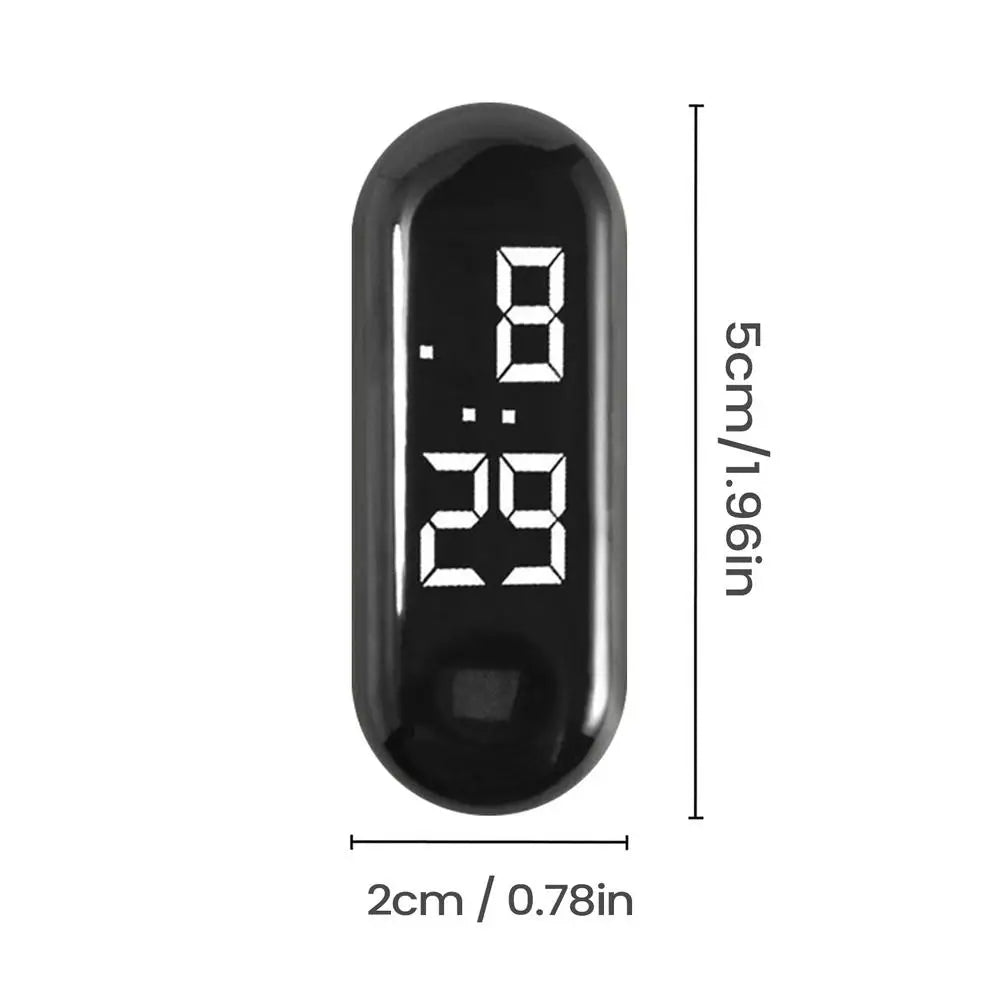 Mini Waterproof LED Digital Car Clock | Adhesive Dashboard Clock