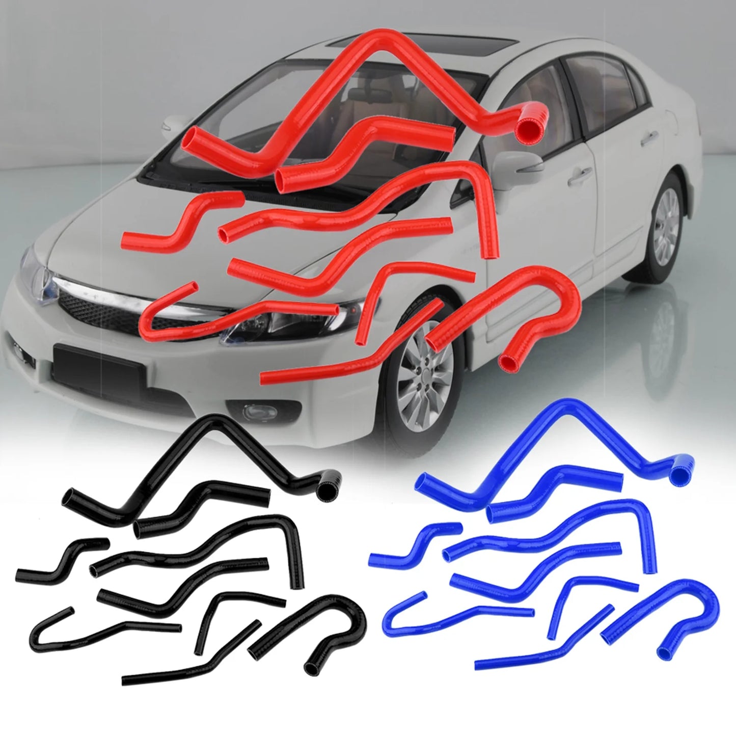 Car Radiator Hose Silicone Civic D15 D16 SOHC EG EK 1992 2000