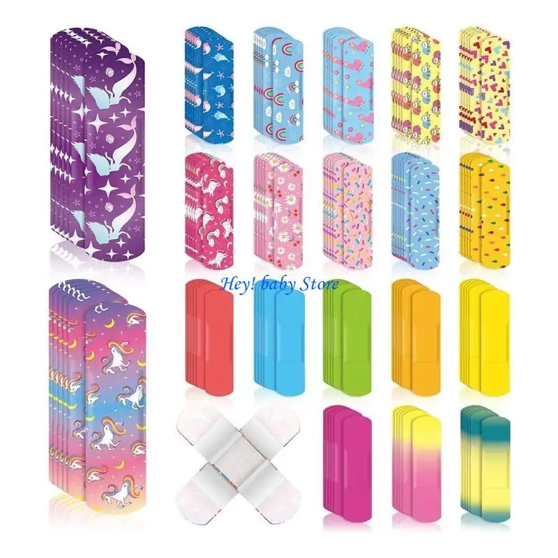 Kids Cartoon Bandages – Waterproof Adhesive Plasters, 50pcs