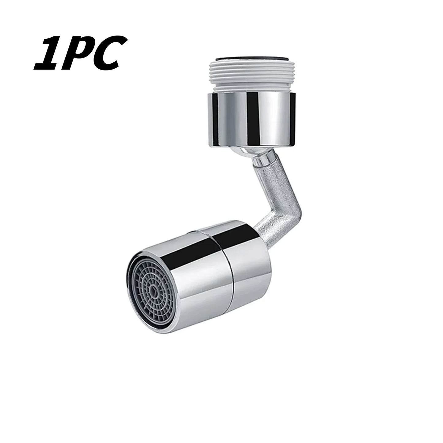 720 Degree Universal Faucet Washbasin Faucet Extension Adapter Aerator Splash Proof Rotating Water Saving ABS Plastic Faucet Peaceful Pleasures Health and Wellness 720 Degree Tap 1PC