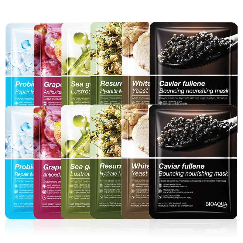 BIOAQUA Caviar Grape Truffle Face Mask – Anti-Aging Hydrating