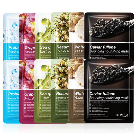 BIOAQUA Caviar Grape White Truffle Face Mask – Anti-Wrinkle Hydrating Face Mask Oasis Select