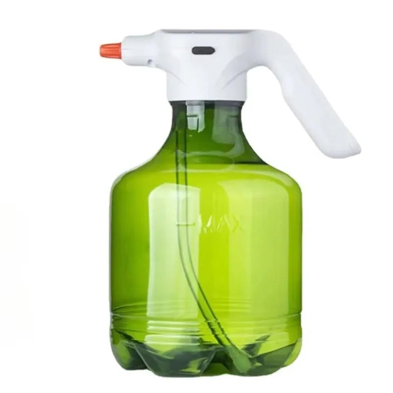Electric Watering Kettle 3L Two Spray Modes/C-Interface Charging Adjustable Sprinkler Cleaning Disinfecting Sprayer Gardening Peaceful Pleasures Health and Wellness light green