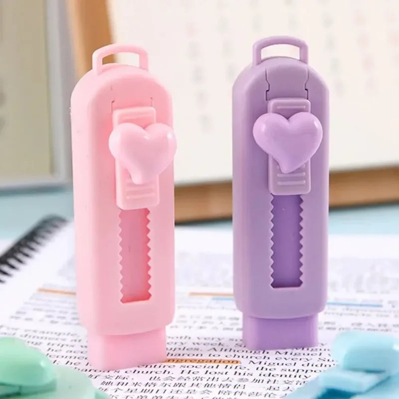 Cute Push-Pull Retractable Eraser for Kids – Cartoon Design