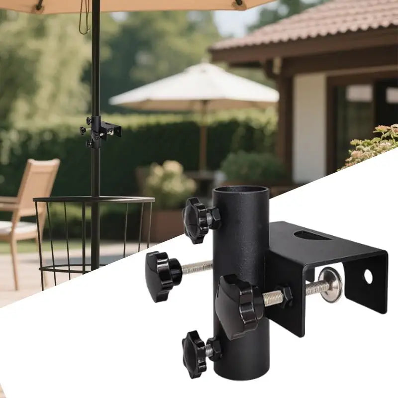 Adjustable Metal Patio Umbrella Holder & Parasol Stand