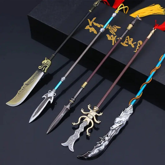 22cm Tiger Head Spear Miniature | Ancient Weapon Replica Model Weapon Replica Miniature Oasis Select