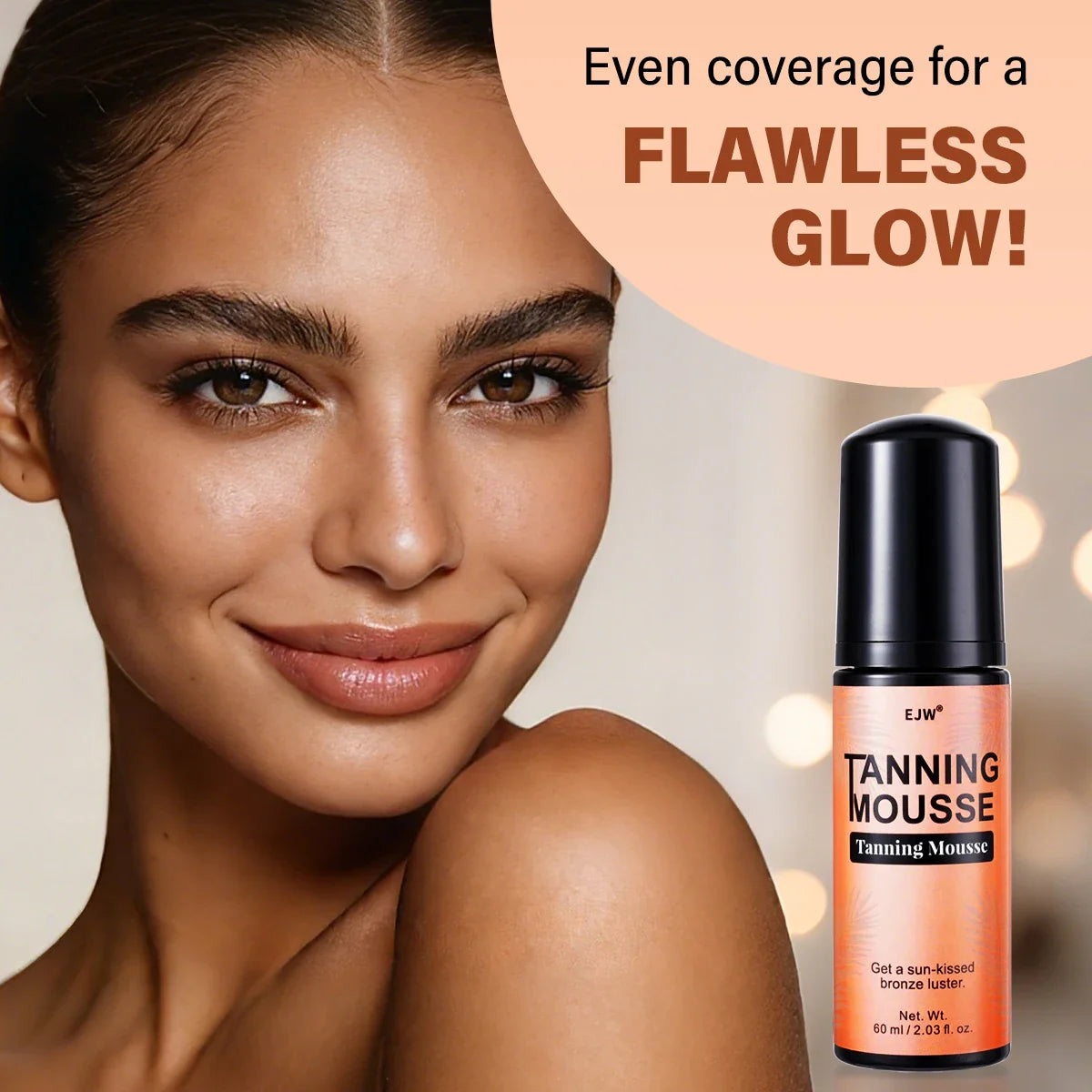 Self-Tanning Mousse – Even, Moisturizing & Fast-Absorbing Tan