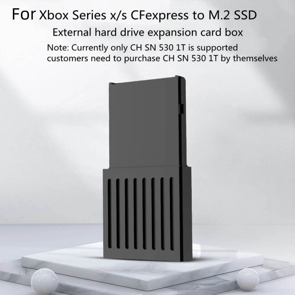 For Xbox Series X/S External Host Hard Drive Conversion Box M.2 Hard Drive Expansion Card Box Peaceful Pleasures Health and Wellness