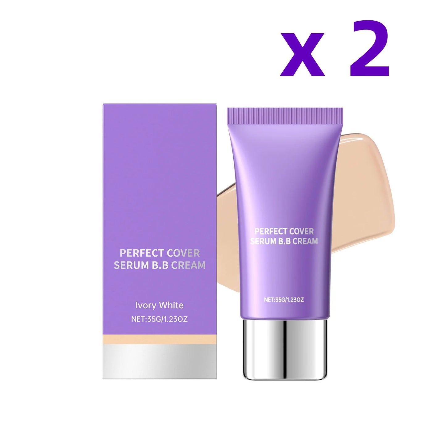 BB Cream Full Coverage Color-Change Waterproof Foundation 35g