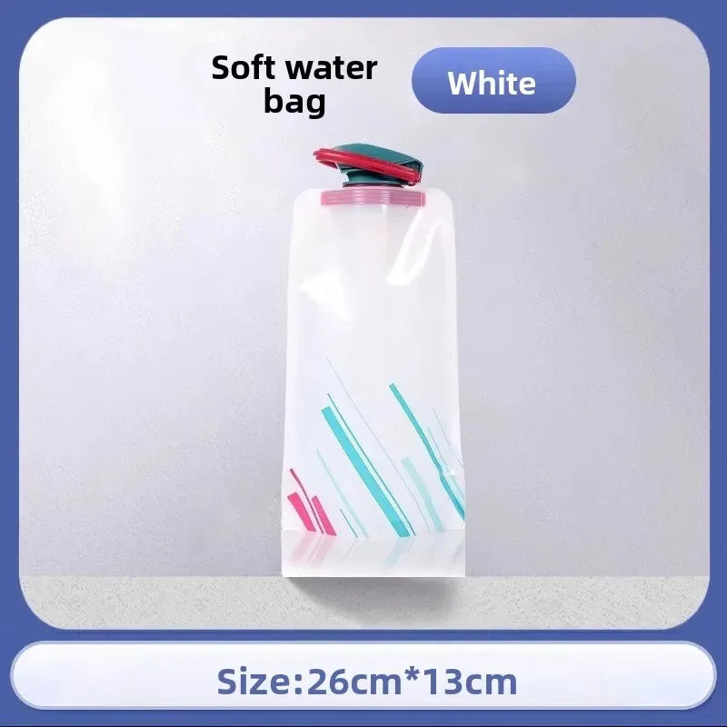 Collapsible Water Bag 700ml | Foldable Flask Hiking Camping