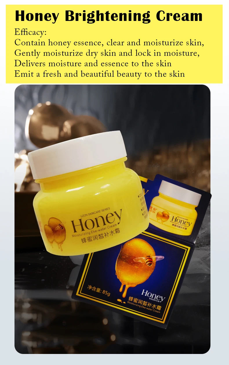 85g Manuka Honey Facial Cream Firming Lifting Skin Treatment Facial Cream Night Cream Anti Aging Wrinkles Peaceful Pleasures Health and Wellness honey cream