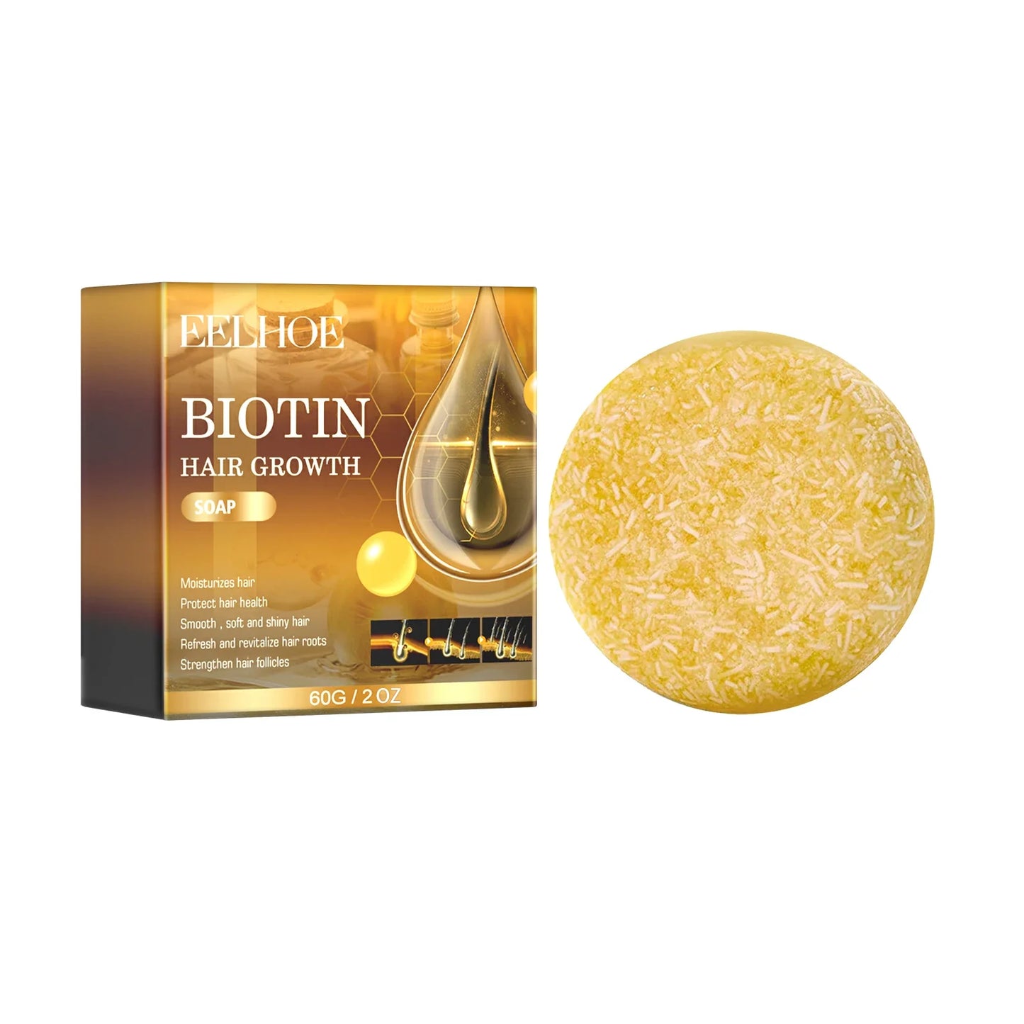 Biotin Hair Growth Set – Shampoo, Conditioner, Oil & Soap