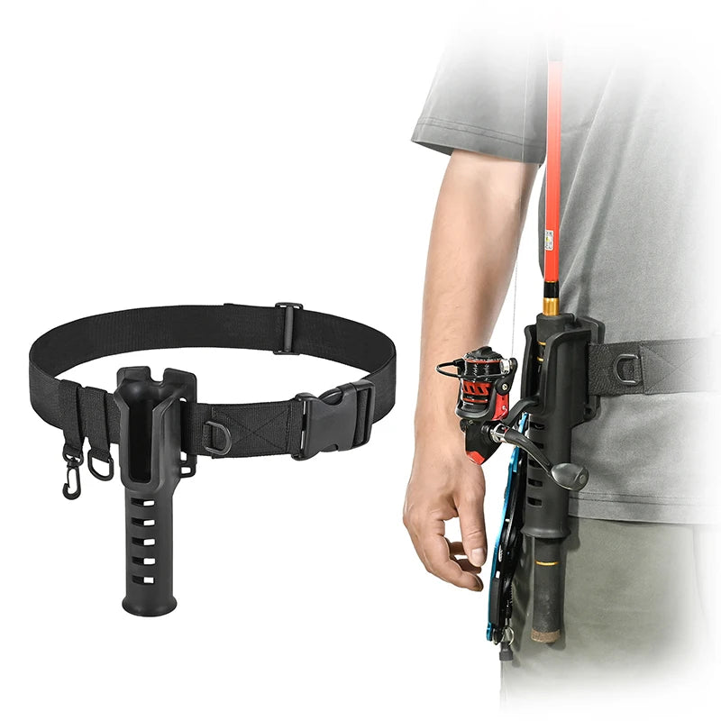 2026 Adjustable Waist Fishing Rod Holder, Portable Durable Rod Insert Bracket, Practical Outdoor Fishing Gear Accessory Peaceful Pleasures Health and Wellness