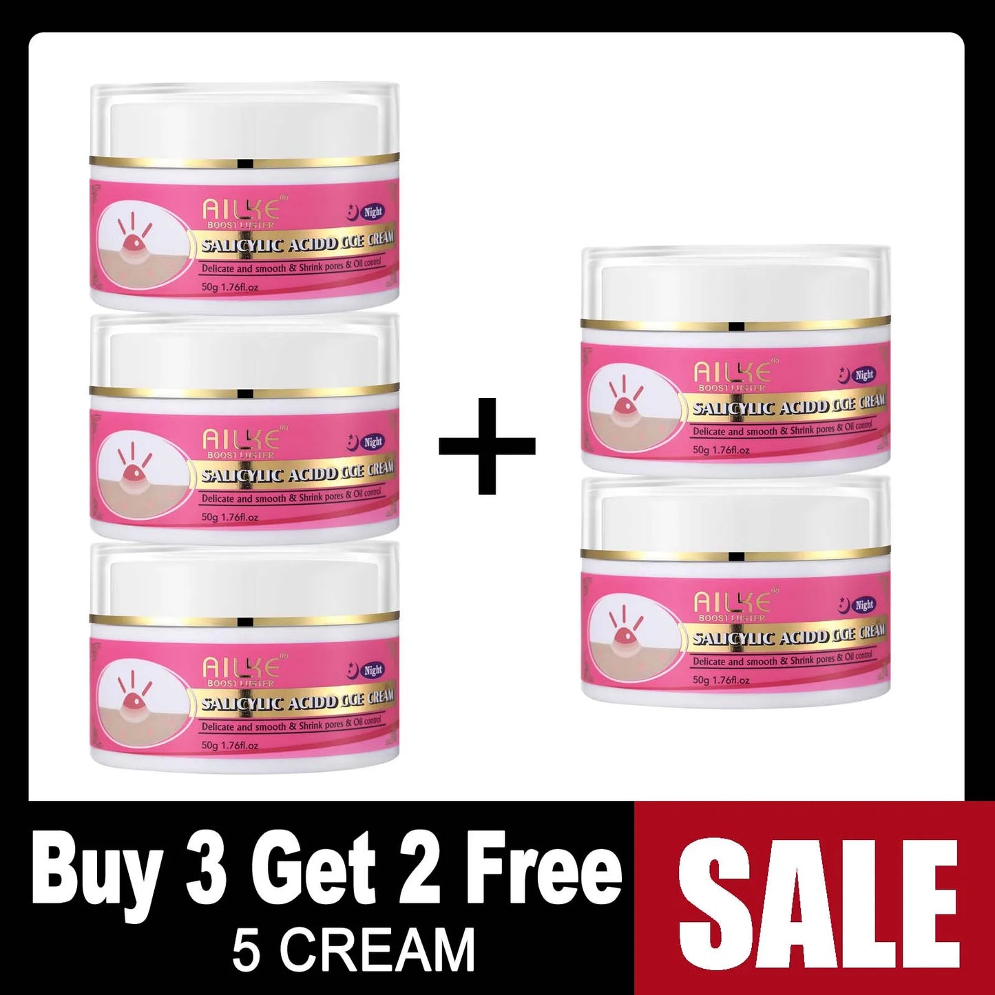 AILKE AHA Organic Skin Brightening Set | 6-Piece Glow Kit