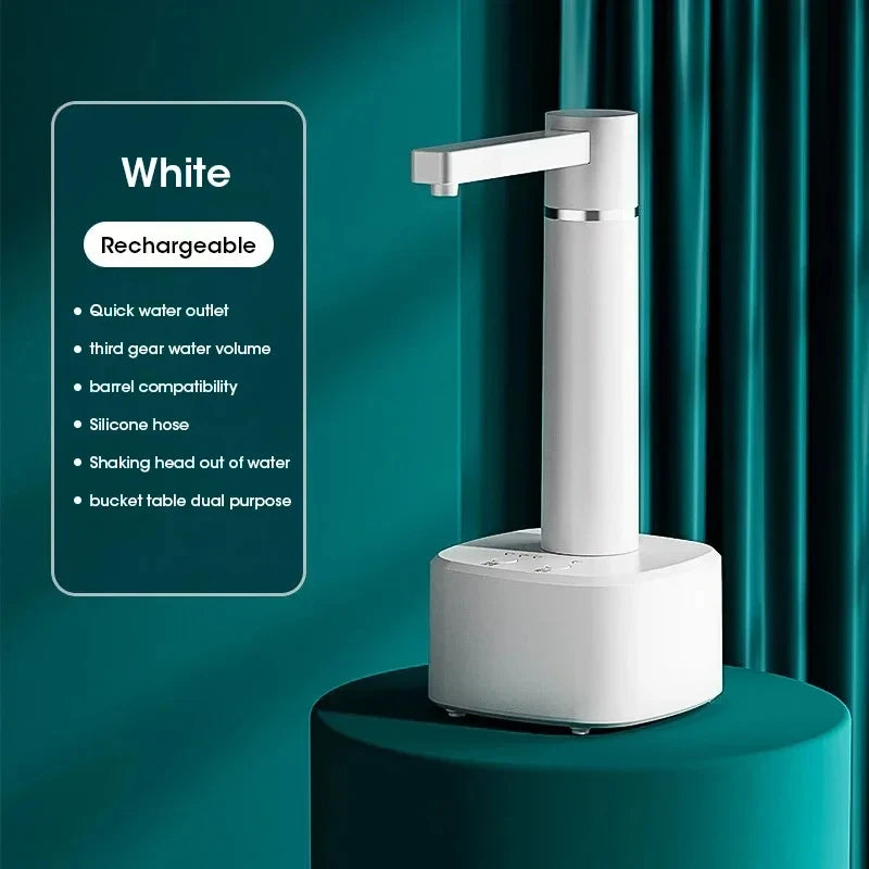3-Speed USB Electric Water Dispenser Pump for Gallon Bottles