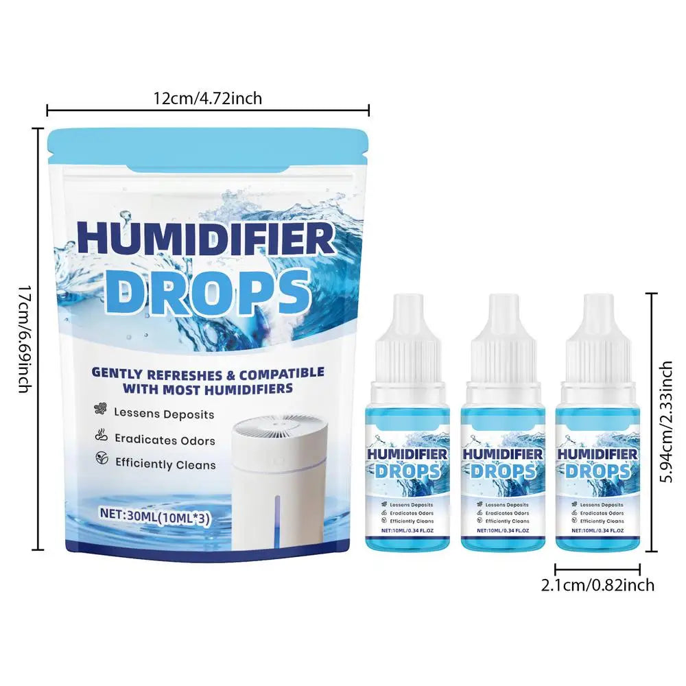 Humidifier Cleaner 3 Pieces Universal Natural Household Accessories Humidifier Tank Cleaner For Home Offices Living Room Peaceful Pleasures Health and Wellness China Mainland Others