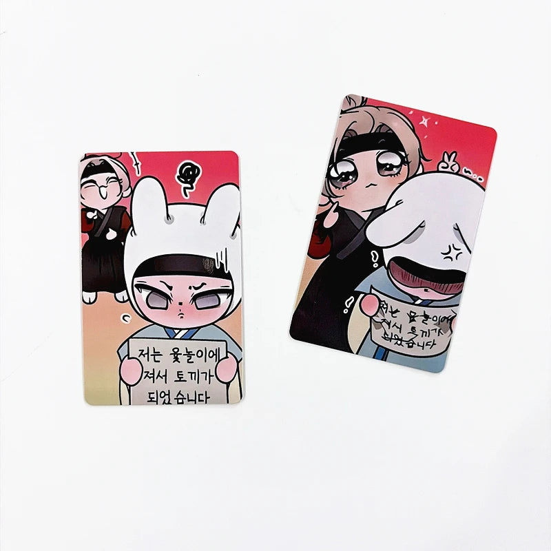 Borderline Manhwa Chibi Lomo Cards Eun Nanjo Hwang Mokyeon Photo Fans