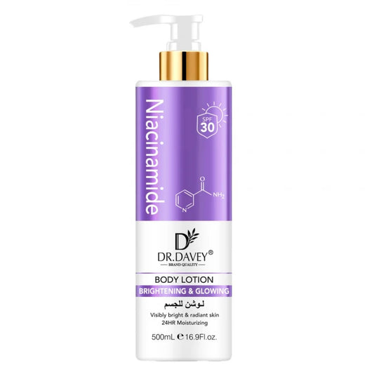 DR.DAVEY 500ml Niacinamide Body Lotion – Hydrating & Lightweight Niacinamide Body Lotion Oasis Select