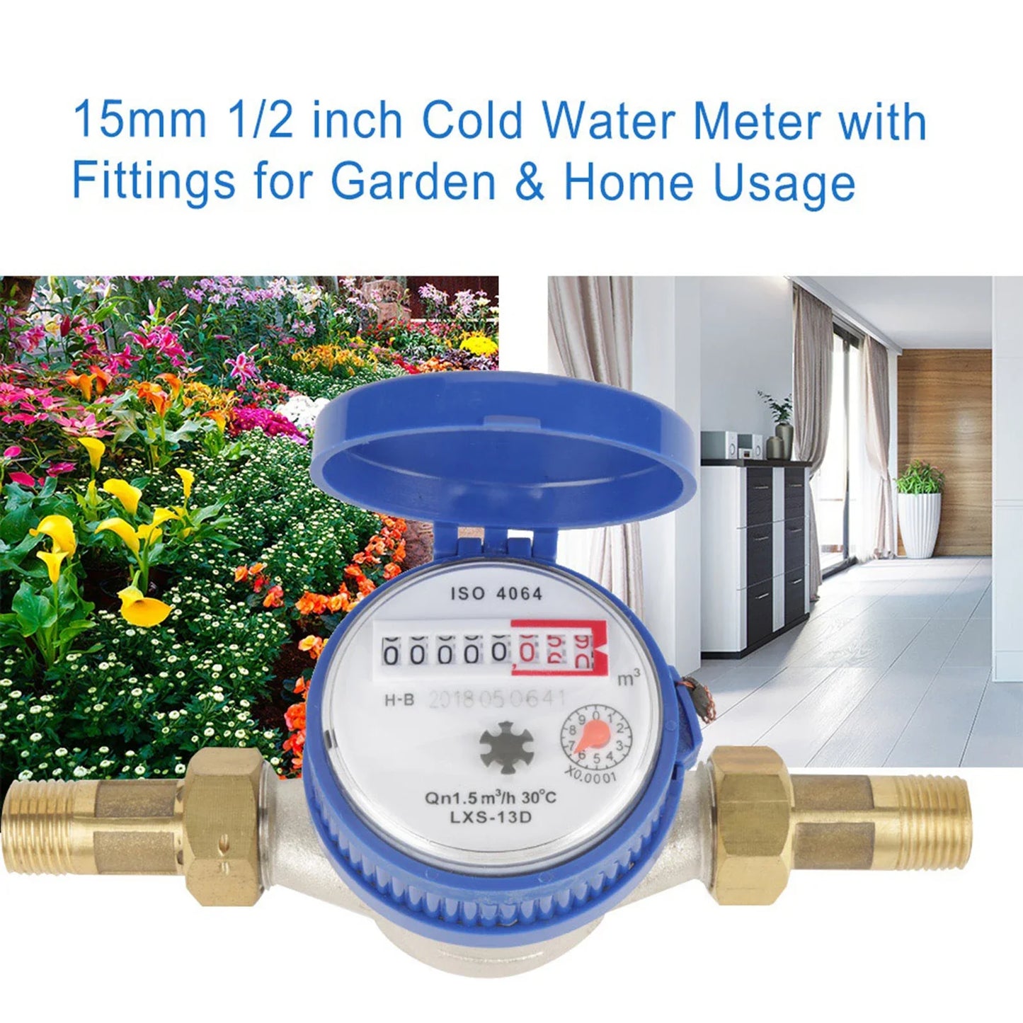1 Cold Water Meter Fittings Garden Amp Home Usage