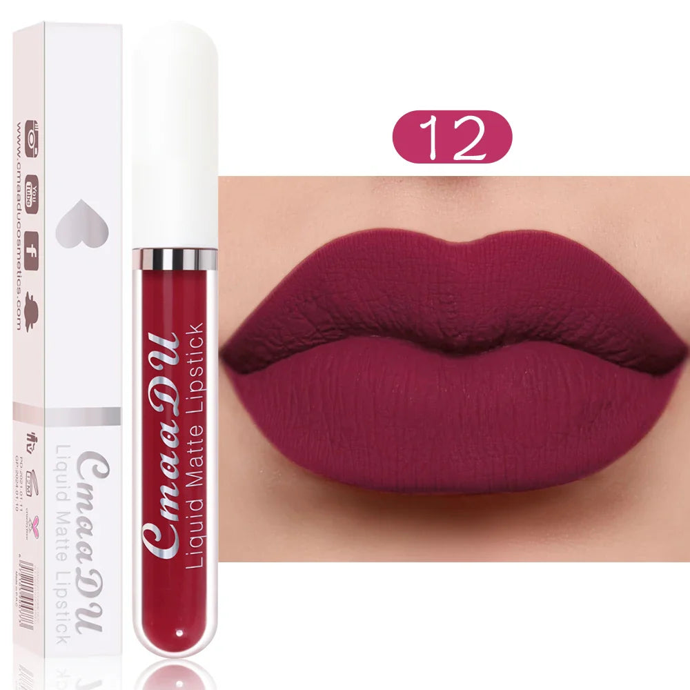 CmaaDu Matte Liquid Lipstick – Waterproof Long-Lasting Lip Stain