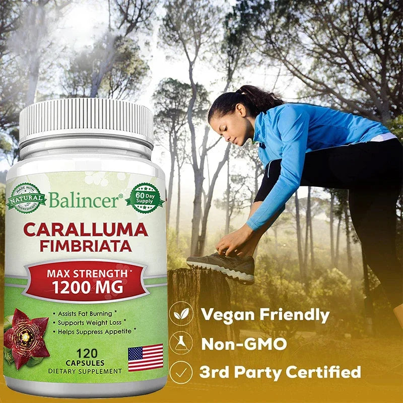 Caralluma Fimbriata - Maximum Strength Weight Management Supplement, Appetite Suppressant, Metabolism Booster - 120 Capsules Peaceful Pleasures Health and Wellness