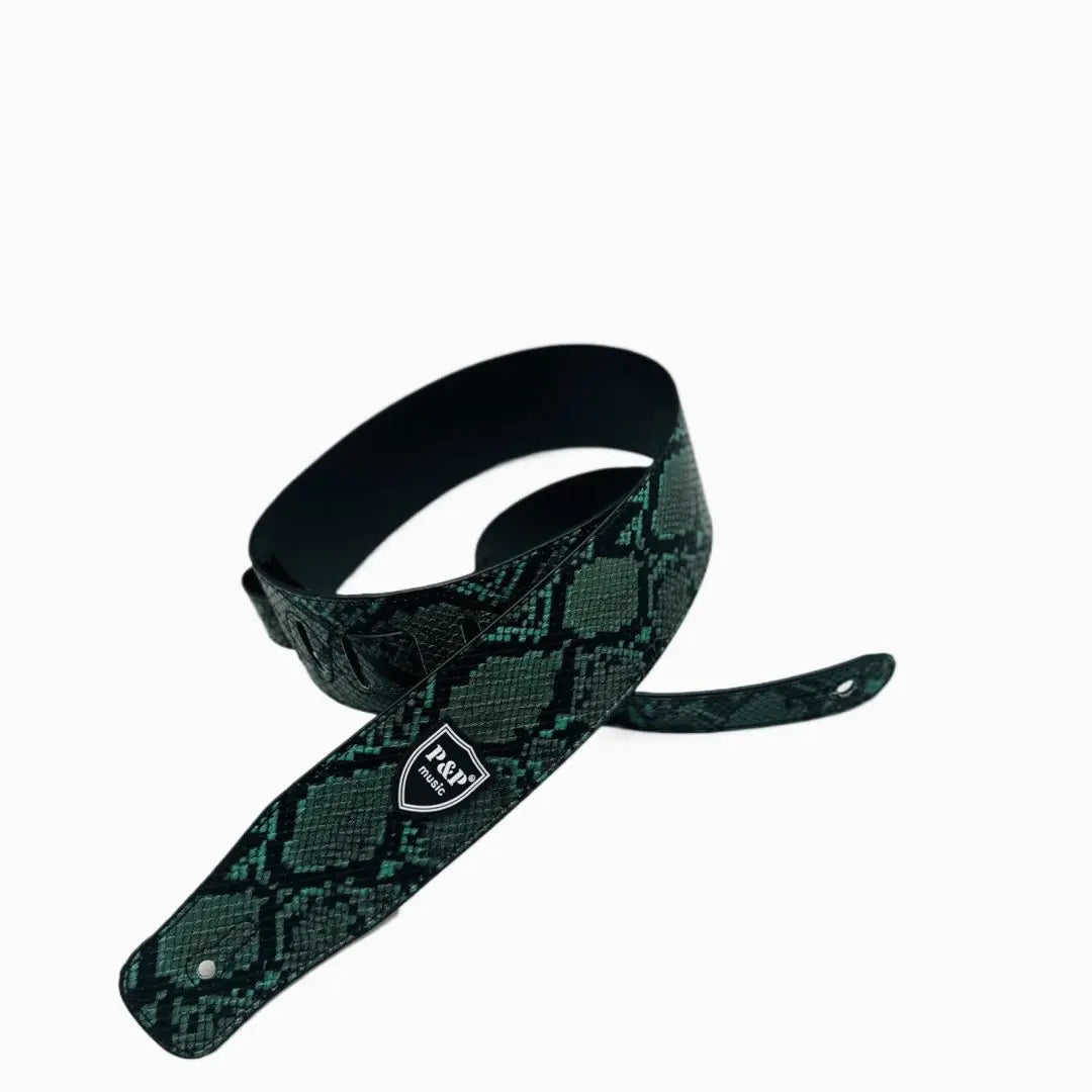 P&PWidth PU Leather Guitar Strap Widen Adjustable Soft Belt Electric