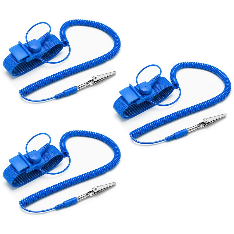 Anti-Static ESD Wrist Strap Grounding Band with Alligator Clip