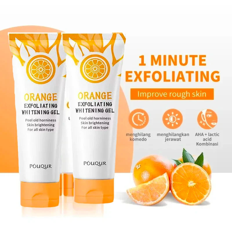 LUXURYTO Orange Exfoliating Peeling Gel – Brightening Scrub 50g
