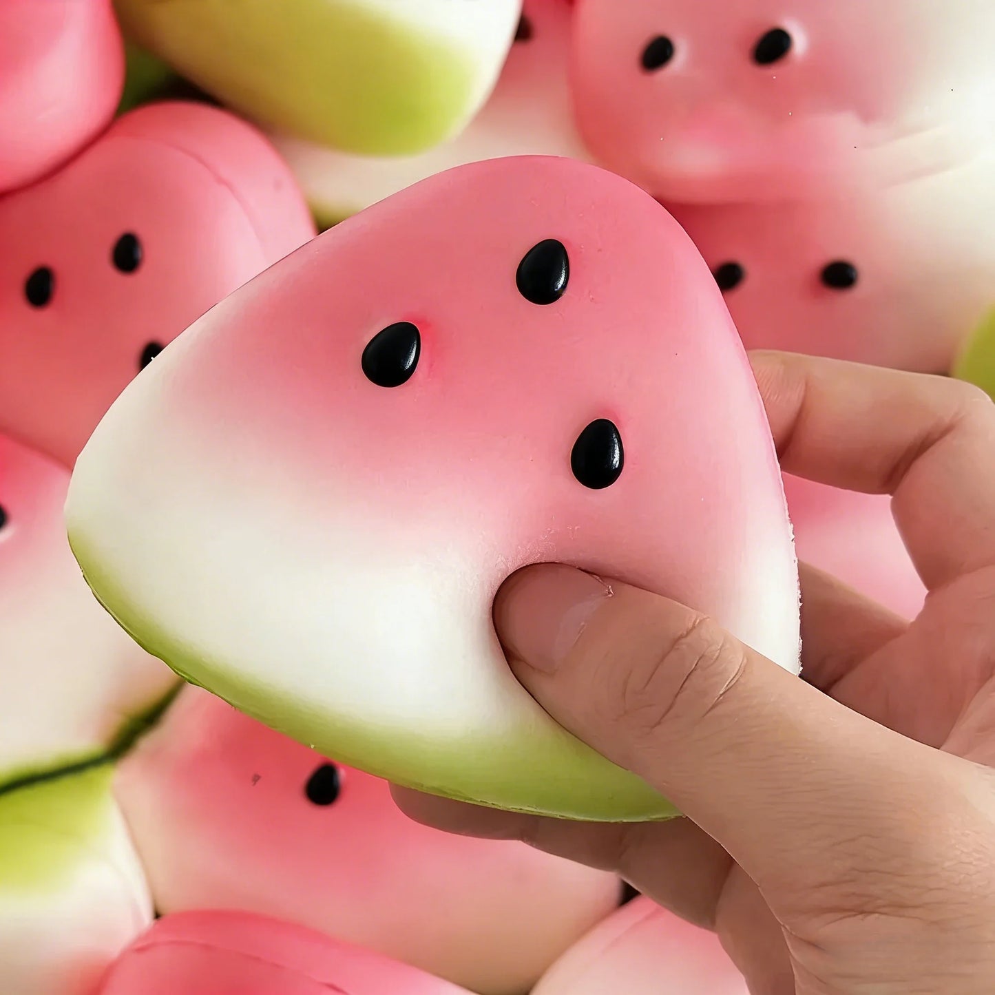 1 3 Squishy Watermelon Fidget Toy Anti-stress Slow Rising Fruit Pinch