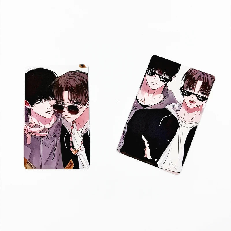 Korean BL Manhwa You My World Lomo Card Juhyeok Suah Q Version Photo