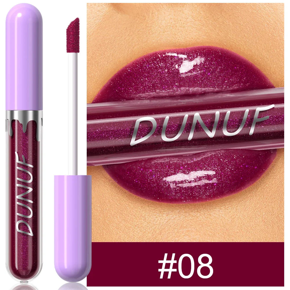 DUNUF Pearl Lip Gloss – Moisturizing, Waterproof & Long-Lasting
