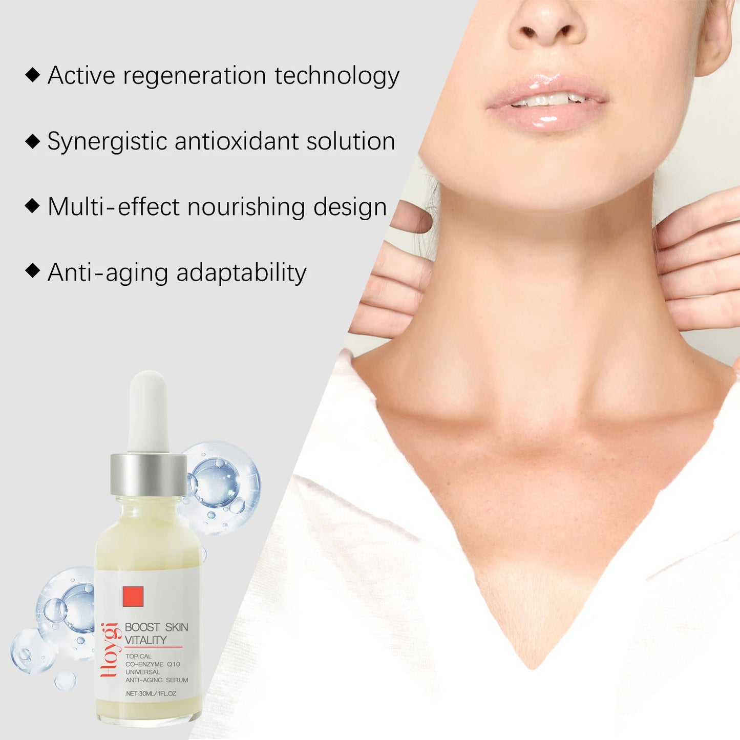 CoQ10 Face & Neck Firming Anti-Aging Serum – Lifts & Tightens
